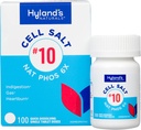 Hyland 's No.10 Cell Salt NAT Phos 6X tabletter, Natural Relief of Heartburn, Gas, og fordøjelsesbesvær, Quick Opløsning Tablets, 100 Greve