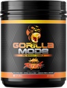 Gorilla Mind Pre Workout - Massive Pumper Laser Focus Energy Power - L- Citrullin, Creatin, L- Tyrosine, Betaine, Hydroprime, Alpha- GPC, 400mg Koffein, Huperzine A - 796g (Orange Rush)