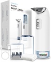 Ear Wax Removal Kit, 360 ° Electric Ear Cleaner, Ear Cleaning Kit med 4 vand tryk Modes, Earwax Removal Kit for Safe Ear Vanding Flushing System w / 8 Vandingstips, Lav støj, IP65 Vandtæt