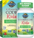Livets vegetariske multivitamintilskud til børn - Vitamin Code Kids Chewable Raw Whole Food Vitamin med Probiotika, 30 Chewable Bears