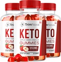 LIVORDA (3 Pack) TrimNova Keto ACV Gummies, TrimNova Gummies, TrimNova Keto, TrimNova Ketomi, Trimnova Keto Formel, TrimNova Keto ACV Gummies 1050MG, 180 Gummies for 3 Måneder.