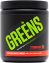 Schedpt Nation af V Shred Green Strawberry - Premium Green Powder & Superfood Blend med Collagen til at støtte hud, fordøjelse og energi - 30-dages levering