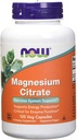 Nu fødevarer Magnesium Citrate 400 Milligram 120 Veg kapsler (pakke med 2)