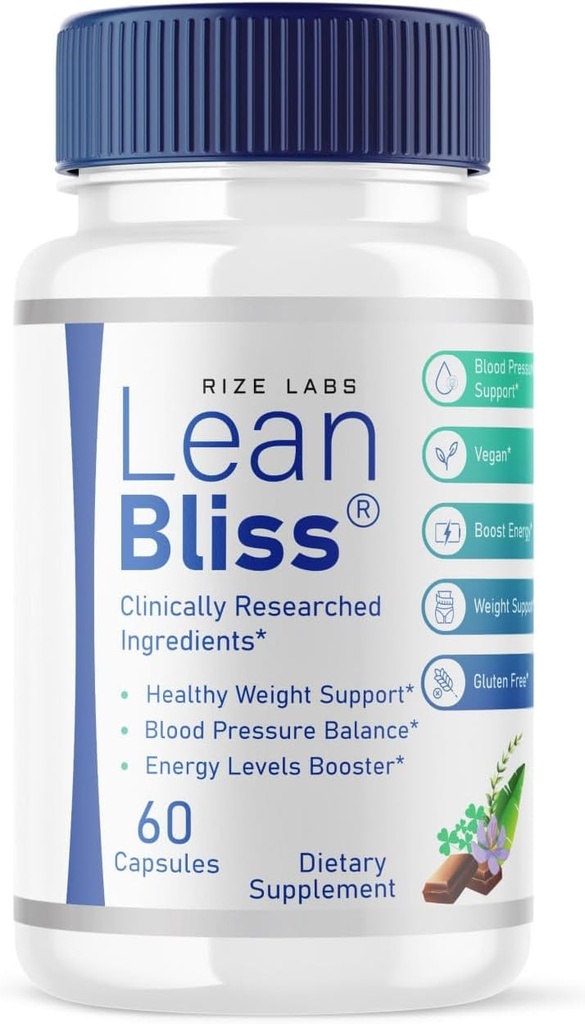 Lean Bliss Vægttab piller, Lean Bliss Fat Burning Formel, LeanBliss Avanceret Metabolisme Kapsler til naturlig vægthåndtering & blodstøtte, LeanBliss Kosttilskud Anmeldelser (60 Kapsler)