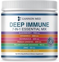 Ultimate Defense Immunity Vitaminer for voksne og børn - immunforsvar kapsler med hyldebær, C-vitamin, Echinacea, hvidløg, Panax Ginseng og zink - 120 Caps (8.8 Oz Powder)