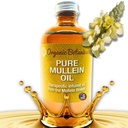 Mullein Oil - Økologisk Øre Oliedråber til Earaches, Tinnitus & Kids - Urteekstrakt til lindring Relief (4 oz)