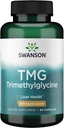 Swanson TMG Trimethylglycin - Aminosyretilskud til fremme af sund leverfunktion og hjertesundhedsydelse - (90 kapsler, 500 mg hver)
