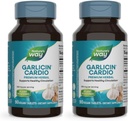 Naturens måde Garlicin Cardio Premium Herbal sund cirkulation Support * 350 mg per Serving 90 tabletter