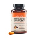 NatureWise gurkemeje 500 mg med Black Pepper Softels - Extra Strength, Enhanced Absorption - 95% Curcuminoids & BioPerine til immunforsvar - Gluten- Free, Non- GMO - 90 Greve [3- måned Supply]