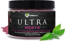 KaraMD UltraBeets ttesmå Beetroot Superfood Powder 124; Natural Vegan Friendly, Non-GMO & Gluten Free Nitrogen Oxide Booster Support 124; Understøtter cirkulation & Energy (30 koncentreret Servering)