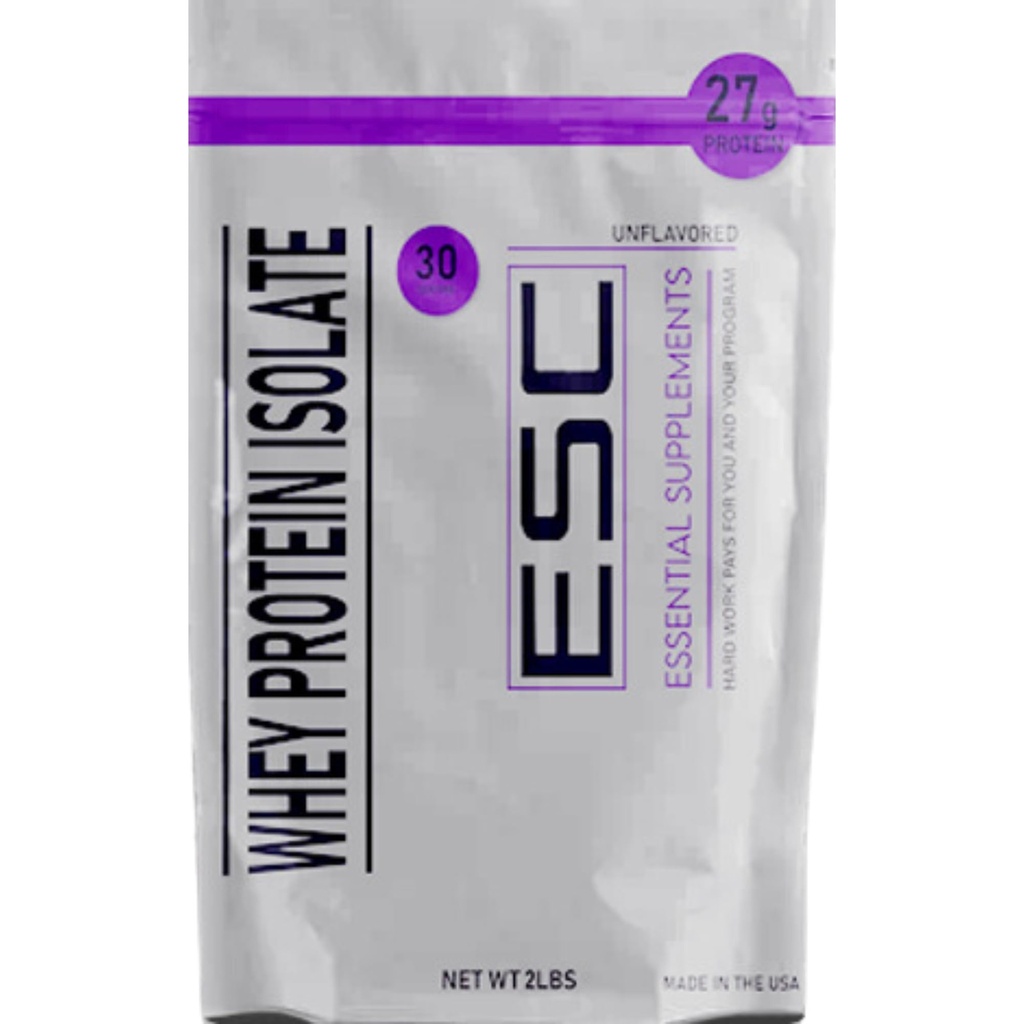 Pure Unflavored Whey Protein Isolate - 27g Protein per servering - Alsidige All- Formål Protein Supplement