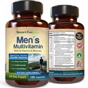 Bedste Multivitamin til mænd er 124; Helt mænds Multivitaminer og Multimineraler med over 20 Vitamin A, C, D, E, B12, Zink & mere essentielle Vitamin til mænd er 124; Energi, Focus & immunforsvar. 120 Kapsler