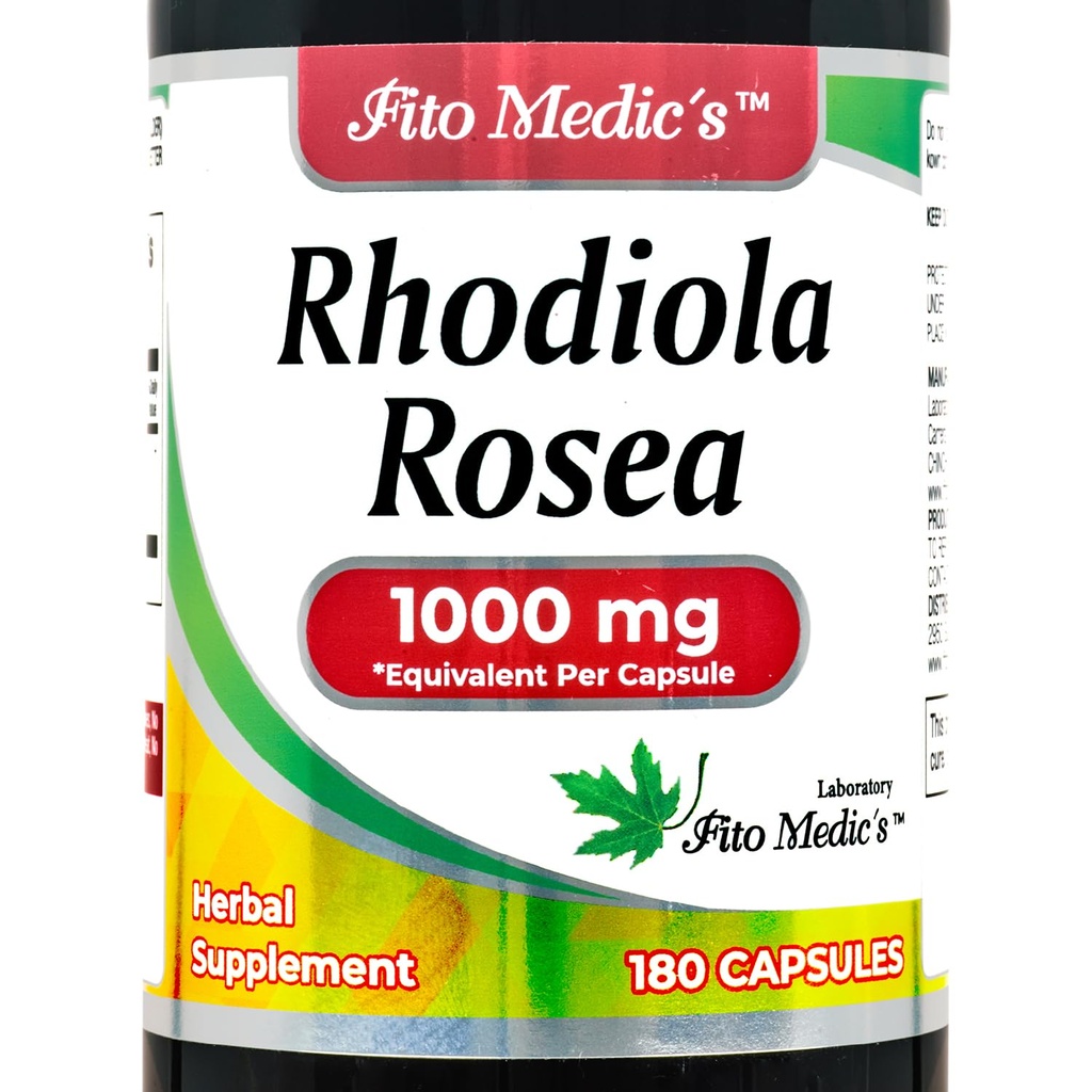 Lab - rhodiola rosea - rhodiola rosea supplement - 180 Caps - Ultra høj Absorption.