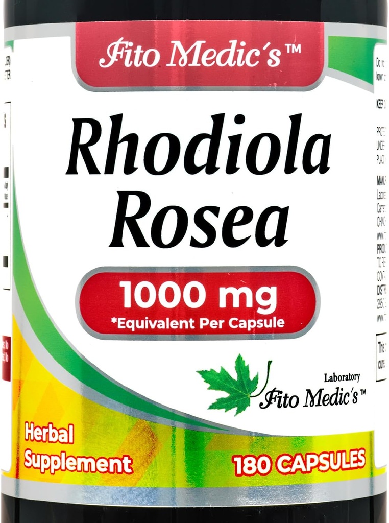 Lab - rhodiola rosea - rhodiola rosea supplement - 180 Caps - Ultra høj Absorption.