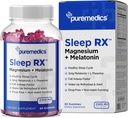 Søvn Gummy, Rolig + Søvn Support, 2 mg Melatonin, L- Theanin, Kamille, Lemon Balm, Passion Flower, Gentle Sleep Aid, Jordbær 60 Greve