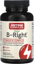 Jarrow Formulas Bright - Low- Odor Vitamin B- Complex Formel - Energi & Metabolisme Support - fremmer hjerne, hjerte & hjerte - 100 Servering (pakke med 1)