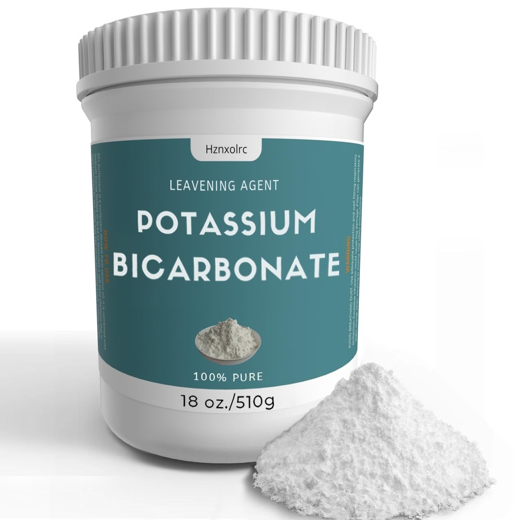 18 oz Kalium Bicarbonat, 100% Pure Kalium Bicarbonat Pulver, Anvendes til fremstilling af vin, kager, cookies og mere