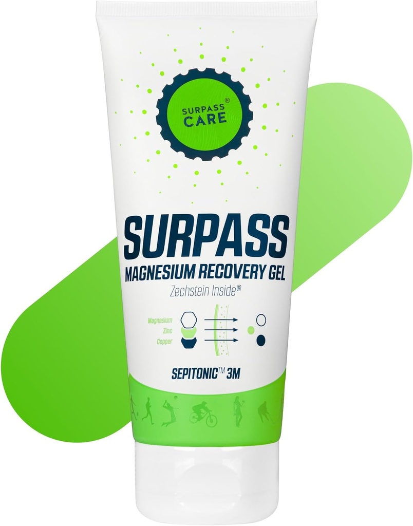 Overskridelse Professionel Magnesium Menthol Gel for atleter Note 124; Muskel kølende Effekt Note 124; Øger post-Aktivitet Recovery & Performance
