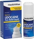 HealthWise 4% Lidocain Roll-On-124; OTC Strength Mear Relief Liquid