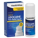 HealthWise 4% Lidocain Roll-On-124; OTC Strength Mear Relief Liquid
