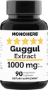 MONOHERB Guggul Extract 1000 mg - 90 Vegetarian Capsules