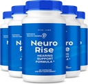 rize laboratorier - Neuro Rise kapsler, hørestøtte supplement, piller til støtte sund hørelse, avanceret formel for øre sundhed, Tinnitus & støj Relief (300 kapsler)