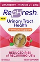 Rephresh Cranberry Urinary Tract Health Plus immunsupplement, blandet med D-vitamin + zink - 50 Tæl