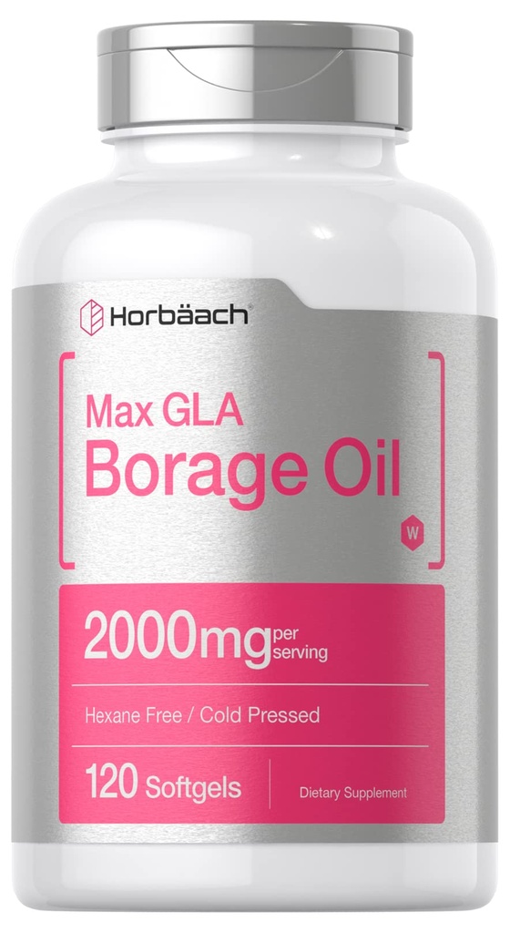 Horbäach Borage Oil Capsules 2000 mg