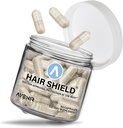 Hår Skjold Budding124; Hår Hud og negle Vitamin til hårvækst og stærkere Nails, Biotin Vitamin med Calcium & Zink til kvinder og mænd, 60 Kapsler