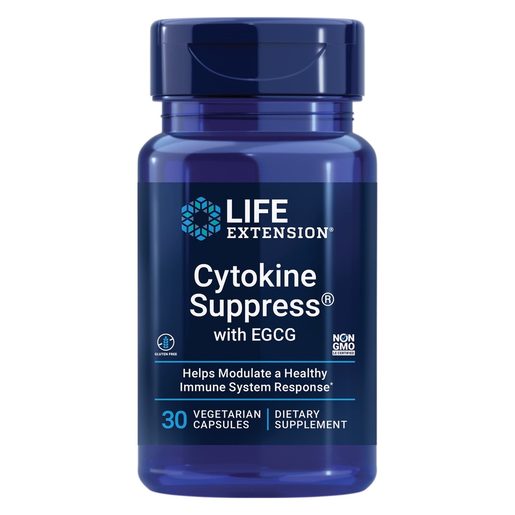 Life Extension Cytokine Suppress with EGCG, 30 Count