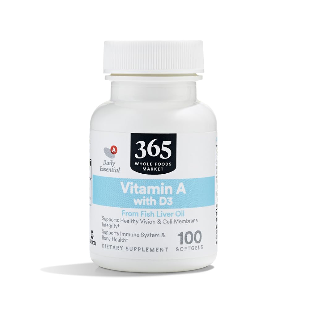 365 af Whole Foods Market, Vitamin A & D 400 IE, 100 Count