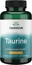 Swanson Taurine - Aminosyretilskud til fremme af energiproduktion og elektrolytbalance - naturlig formel støtte hjerte sundhed & velvære - (100 kapsler, 500mg hver)