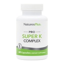 NaturesPlus PRO Super K Complex - 60 kapsler - fremmer sund Calcium Metabolisme - Inkluderer Vitamin K1 & K2 - Non- GMO, Vegan & Gluten Free - 60 Serveringer