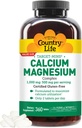 Country Life Target- Mins Calcium Magnesium supplement for ben sundhed, 1000mg Calcium, 500mg Magnesium, Gluten Free, 2: 1 Ratio for optimal udnyttelse