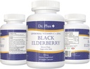 Liposomal ImmunoBoost Black Elderberry - C-vitamin - Zink Gluten Free Vegetarian Safe Dietary Supplement 60 Veggie Kapsler
