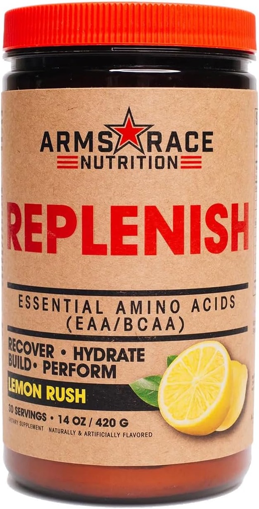 Arms Race Nutrition Replenish Essential Aminosyrer (EAA / BCAA) 30 Servere (Lemon Rush)
