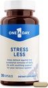 One A Day Stress Supplement - Lejlighedsvis Stress Relief Supplement, Formuleret med Ashwagandha, Passionflower og Valerian Extracts for Nervesystemet Support, 30 Kapsler