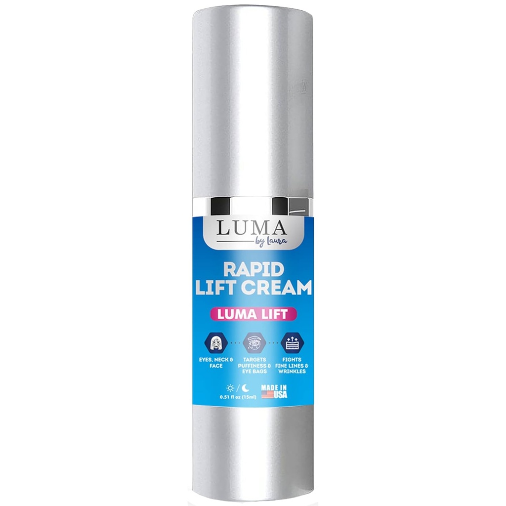 Instant Eye Cream til mørke cirkler og Puffiness, Eye tasker & Anti Wrinkle Eye Cream - Plant-baserede Serum med Fast- Active Ingredients - Strammer og Respons Hud - Made in USA - 0.5 fl oz