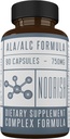 Acetyl L- Carnitin med Alpha Lipoic Acid - ALA ALC ALLAR - Alpha Lipoic Acid med Acetyl L- Carnitin - 525 mg ALLAR - 225 mg ALA - 90 kapsler