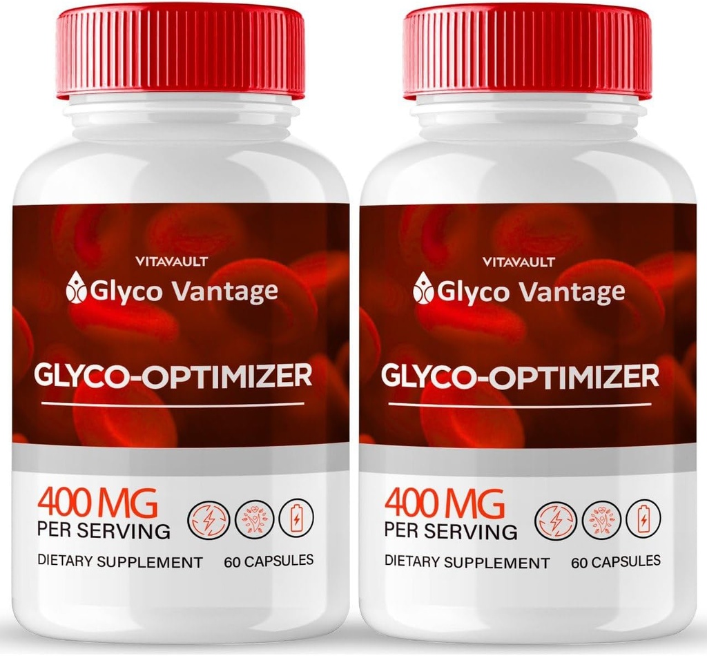 Glyco Vantage kapsler - Premium GlycoVantage Official Formel Glyco Optimizer, Understøtter sund livsstil - Maksimal styrke Alle naturlige piller til stabile niveauer, Glyco Vantage anmeldelser (2 Pack)