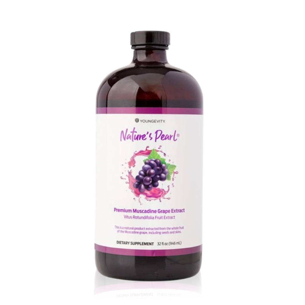 Youngevity Nature 's Pearl Premium Muscadine Grape Extract Herbal Supplement Gluten Free