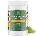 Electrolytes Powder Plus Super Greens & Tonic Herbs - Low Sugar Electrolyte Drink Mix for Hydration, Energy, Gut & Immune - with Shilajit, Chlorella, Organic Greens, Adaptogens -Unflavored-30 Servings