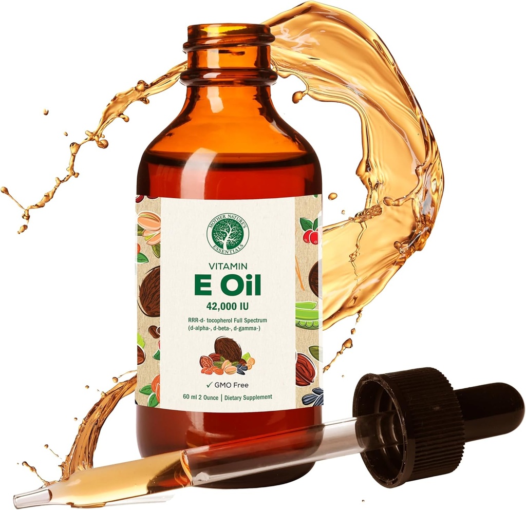 Mother Nature 's Essentials Vitamin E Supplement 42.000IE, 2 oz