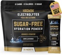 HRDWRK Electrolytes Powder Packets with Magnesium, Kalium Natrium, Keto Hydration Pacets - BCAA Electrolyte Powder Packets with Glutamin, 30 Electrolytes Powder Pacets Sugar Free (Unflavored)