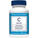 Vitamin Shoppe C-vitamin 500MG, antioxidant, der understøtter immunforsvar og kardiovaskulær sundhed (100 kapsler)