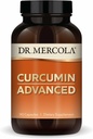 Dr. Mercola Curcumin Advanced, 90 Servering (90 kapsler), 500 mg Per kapsel, Kosttilskud, Understøtter Vision Sundhed og Mental Fokus, Non- GMO
