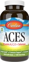 Carlson - ACES, Vitaminer A, C, E + Selenium, Cellular Health & immunsupport, Antioxidant, 200 Softgels