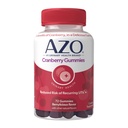 AZO Cranberry Urinary Tract Health Gummies Kosttilskud, 2 Gummies = 1 Glas af Cranberry Juice, Hjælper Cleanse & Protect, Natural Berrylicious Flavor, Non- GMO, 72 Gummies