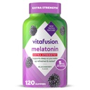 Viafusion Ekstra styrke Melatonin Gummy Vitaminer, 5mg, 120 ct Gummies