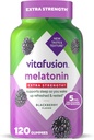 Viafusion Ekstra styrke Melatonin Gummy Vitaminer, 5mg, 120 ct Gummies